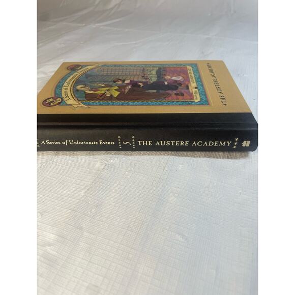 "A Series of Unfortunate Events The Austere Academy" Book Lemony Snickets GUC - Picture 2 of 4